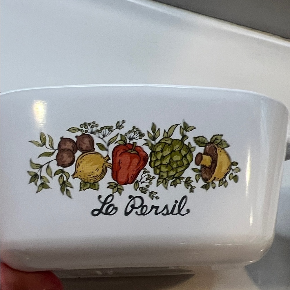 Vintage Corning Ware 700 mL P-43-B Le Persil Petite Casserole 2 in Set - Picture 2 of 5